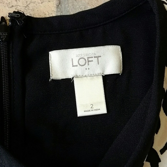 LOFT floral pattern dress - Picture 6 of 6